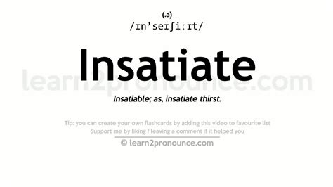 insatiate definition|instantiation definition.